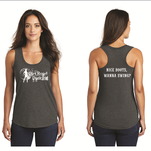 Dirt Road Dancing Black Tank