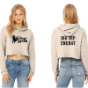 Women’s Sponge Fleece Cropped Fleece Hoodie - Image 2