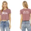 Ladies' Flowy Cropped Line Dance T-Shirt - Image 2