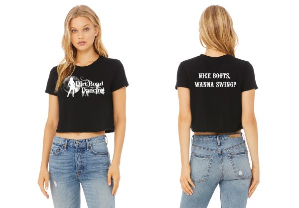 Ladies' Flowy Cropped Swing Dance T-Shirt